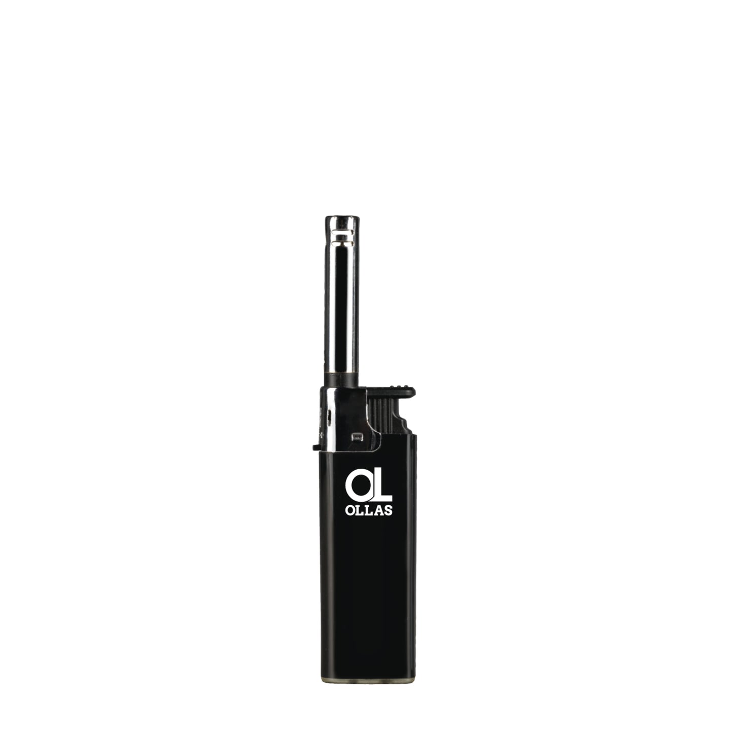 ollas Stabfeuerzeug Schwarz – Elegantes & Nachfüllbares Jetflame Feuerzeug mit Kindersicherung – Ergonomisch, Windfest & Langlebig – Bringt ollas zum Brennen!