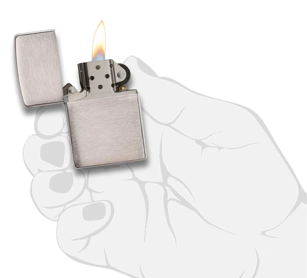 Zippo Chrome Brushed