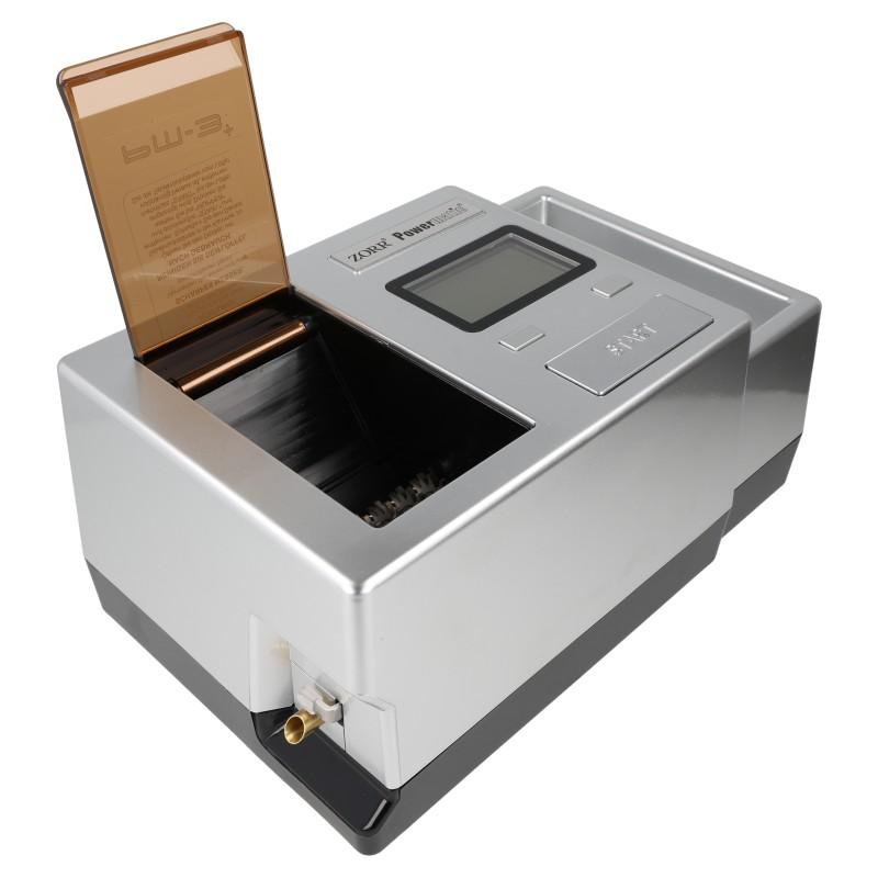 Zorr Powermatic 3+ DELUXE elektrische Zigaretten Stopfmaschine - Präzise & Effizient, jetzt neu mit integriertem Tabak-Schredder!
