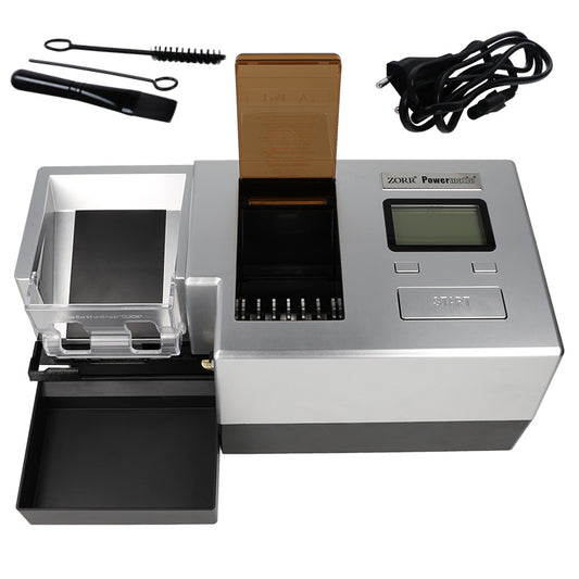 Zorr Powermatic 5+ PLUS | elektr. Stopfmaschine - Vollautomatisch, Präzise & Effizient, mit integriertem Tabakschneider und AUTO Funktion
