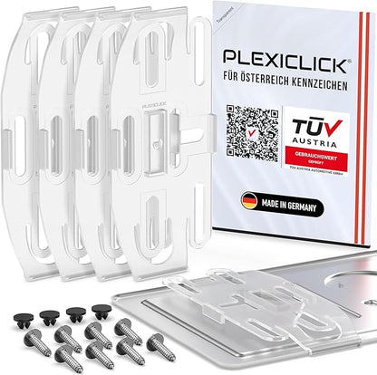 PLEXICLICK V3 License Plate Holder Frameless